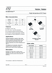 DataSheet T835H-6G pdf